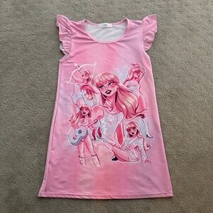 Taylor Swift Inspired Nightgown Sleep Dress -size 130, 5/6